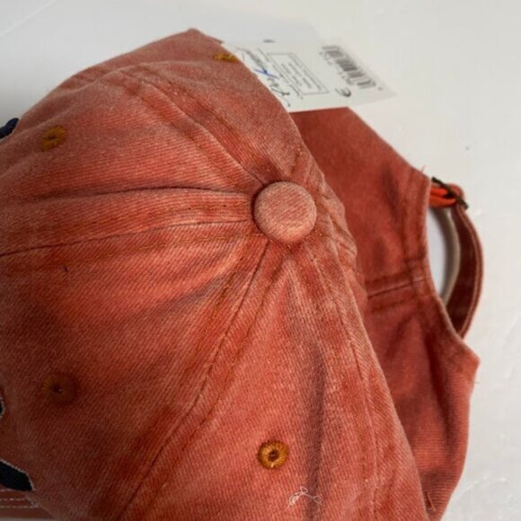 Portugal Lisboa Souvenir Distressed Orange Baseball Cap One Size NWT - Picture 11 of 11